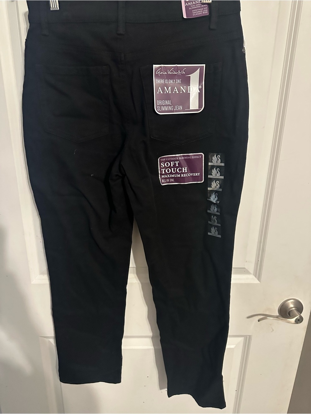 Gloria Vanderbilt Black Amanda Original Slimming Jeans
